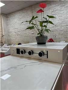 Calacatta White Sintered Stone Counter Tops
