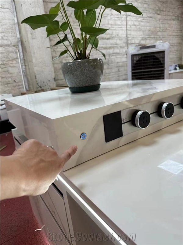 Calacatta White Sintered Stone Counter Tops