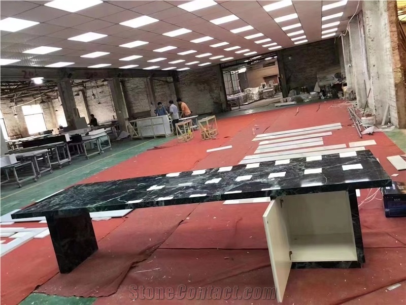 Green Coor Sintered Stone Tabletops