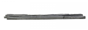 Black Quartzite Waterfall Ledge Stone  Cladding Panels