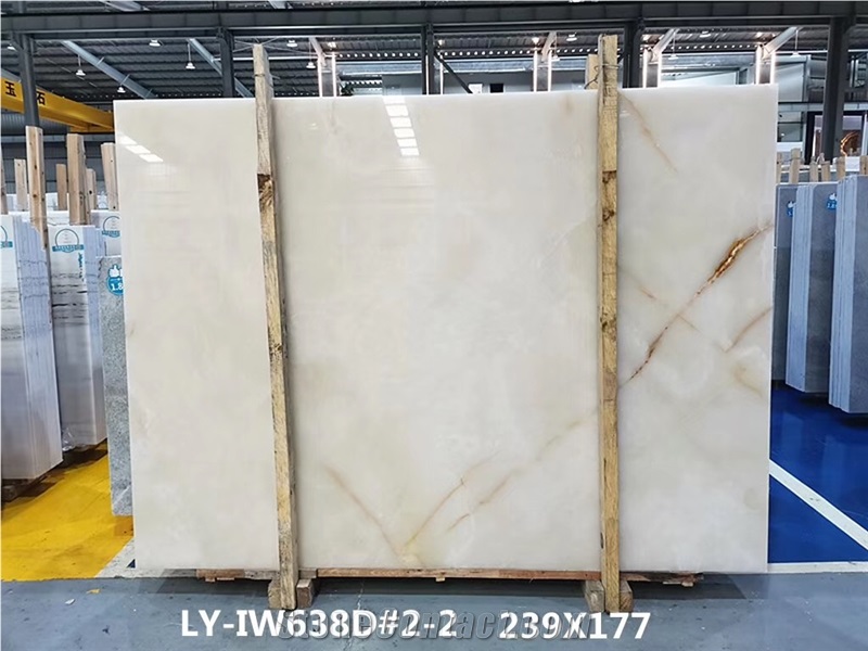 Natural Stone White Onyx Slabs