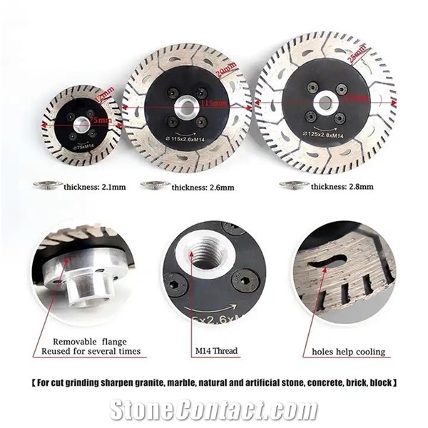 Diamond Cutting Disc Connection Marble Saw Blade
