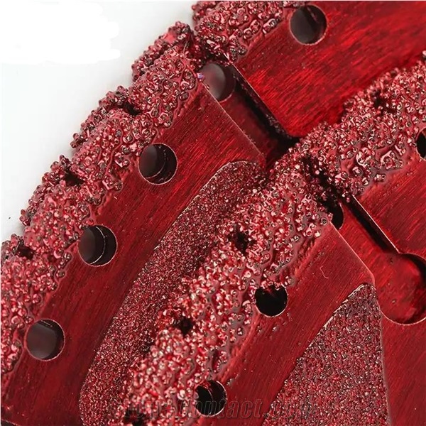 Multi-Purpose Vacuum Brazed Red Point Metal Circular Blade