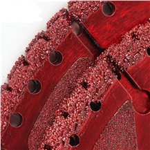 Multi-Purpose Vacuum Brazed Red Point Metal Circular Blade