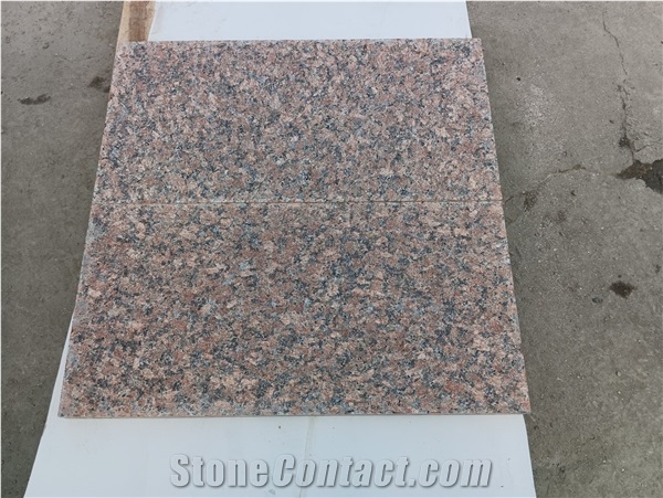 G562 Maple Leaf Red Granite Tiles Flamed