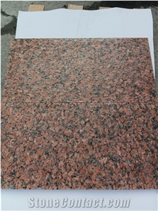 G562 Maple Leaf Red Granite Tiles Flamed