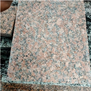 G562 Maple Leaf Red Granite Tiles Flamed