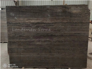 Titanium Travertine Coffee Black Travertine Kitchen Tiles