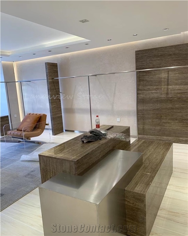 Titanium Travertine Coffee Black Travertine Kitchen Tiles
