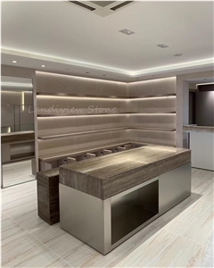 Titanium Travertine Coffee Black Travertine Kitchen Tiles