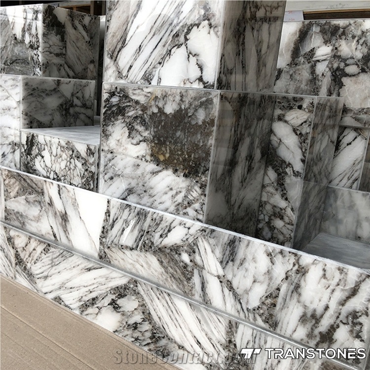 Artificial Stone Backlit Alabaster For Kitchen Island