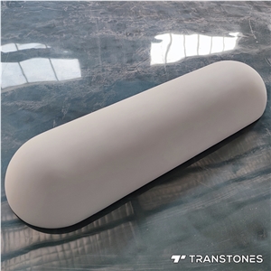 Boat Shape Lighting Box Flexible Stone Translucent Alabaster