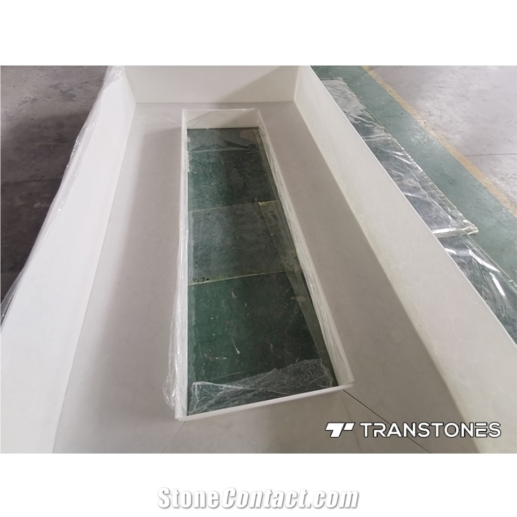 Ceiling Pendant Translucent Artificial Onyx Customized Lamp