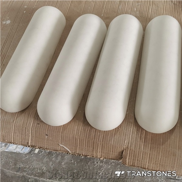 Translucent Honed Customized Size Boat Shape Alabaster Light