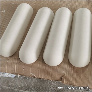 Translucent Honed Customized Size Boat Shape Alabaster Light