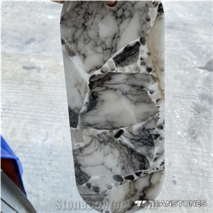 Translucent Polished Customized Design Artificial Onyx Sheet