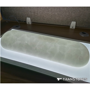 White Acrylic Resin Decorative U Shape Wall Lampshade