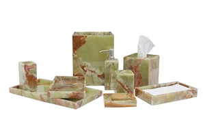 Green Onyx Natural Stone Bathroom Sets
