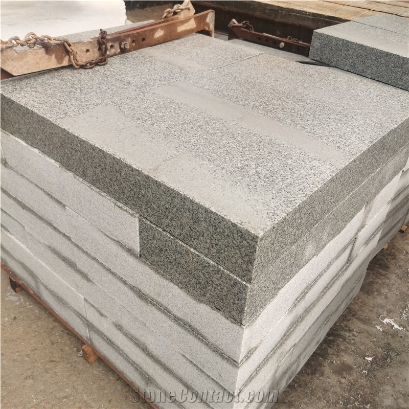 Balma Grey Granite G603 Bush Hammered Curbstone / Side Stone