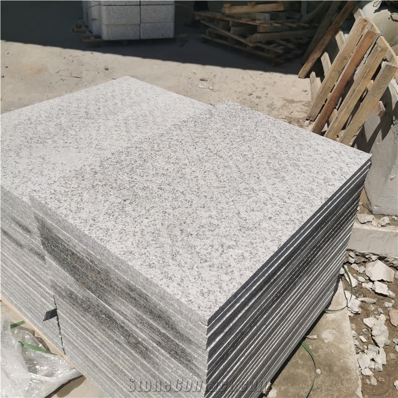 Best Price With New G603 Padang Light Granite Flamed Tiles