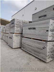 Bush Hammered Finished New Crystal G603 Granite Slabs