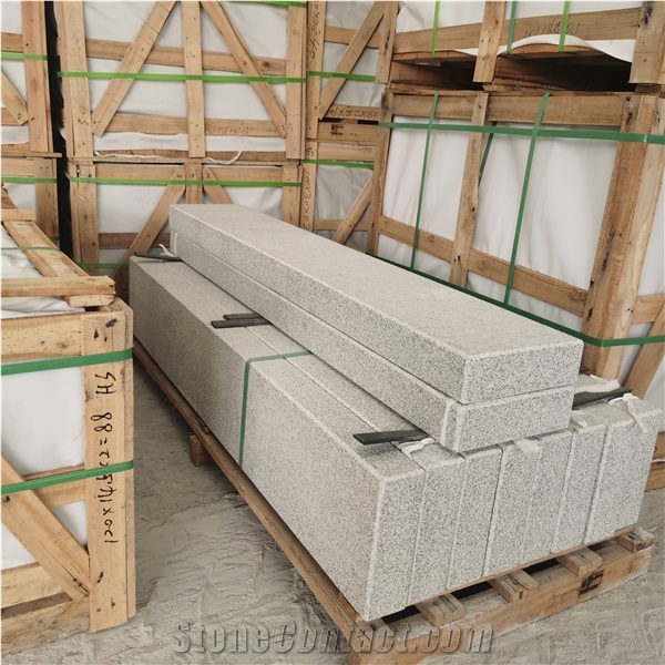 Cheap Grey New G603 Granite Flamed Stone Steps&Stair