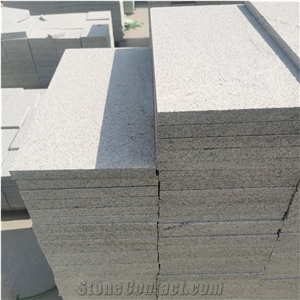 Cheap Hubei New G603 Granite Grey Flamed Paving Stone