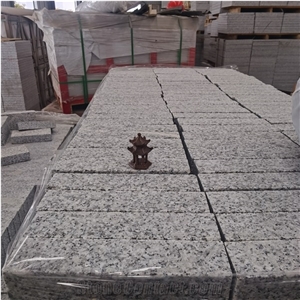 Cheap New G603 Granite Light Grey Granite Cobble Pavers