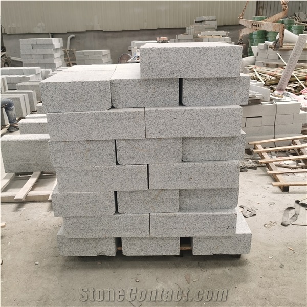 China New G603 Granite Sesame White Kerb Stones Best Price