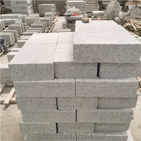 China New G603 Granite Sesame White Kerb Stones Best Price