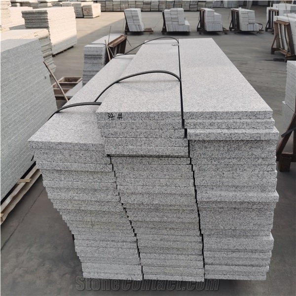 Chinese Light Grey New G602 Granite Polished Steps/Risers