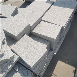 Chinese White New G603 Granite Flamed Tiles Paving Stone