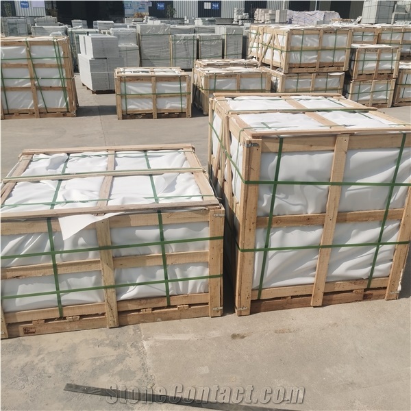 Chinese White New G603 Granite Flamed Tiles Paving Stone