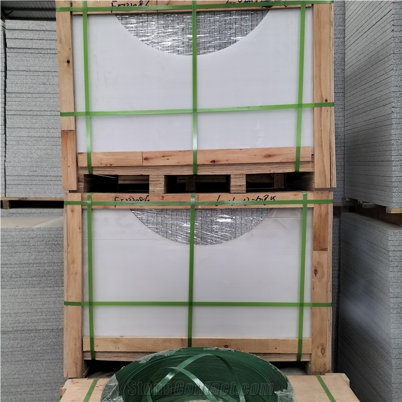 G603 Hubei New Pangdang Light Granite Flamed Tiles