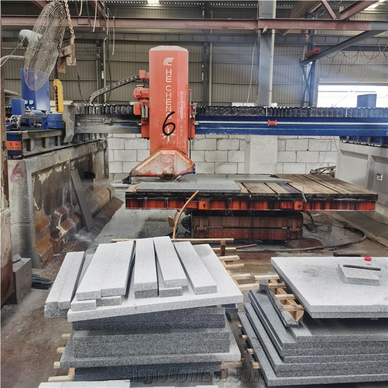 High Quality Padang Light Granite Staircase /Stair Step