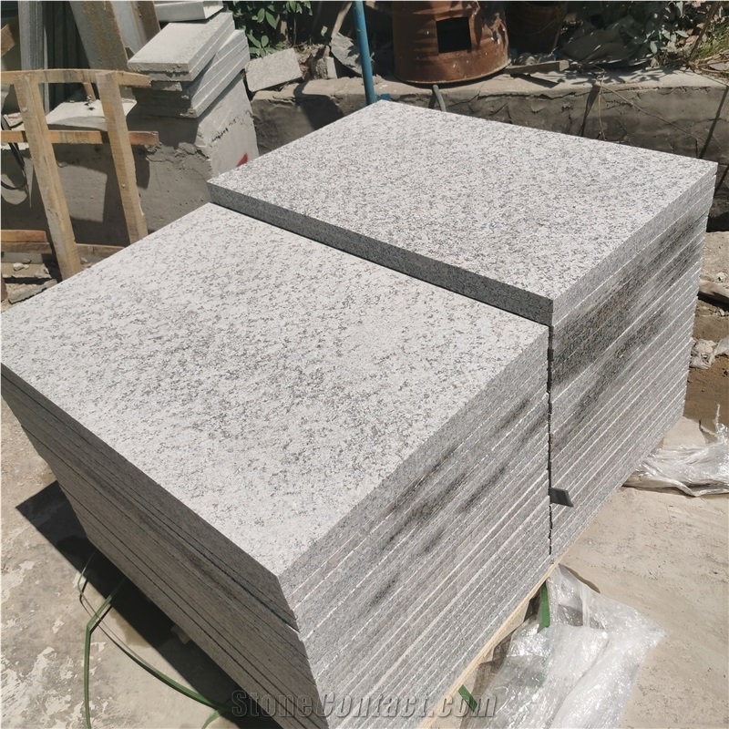 Hubei Light Grey New G603 Granite Cobble Paving Stone