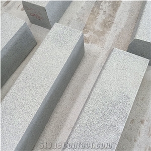 Hubei New G603 Granite Light Grey Flamed Kerbstone