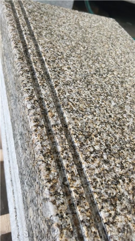 New Padang Light Granite 603 Steps And Risers With Anti-Slip