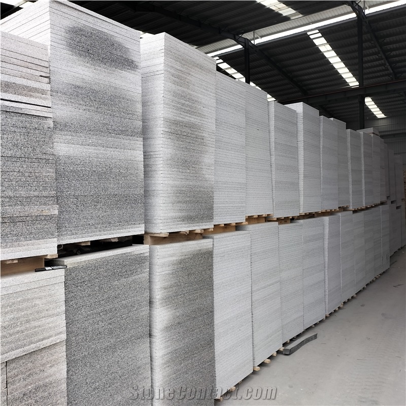 Padang Sesame Light G603 Granite Bush Hammered Tiles