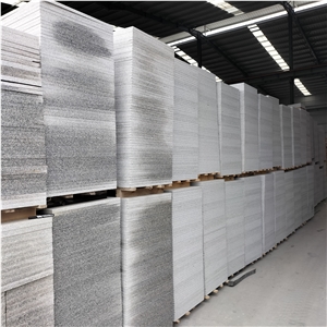 Padang Sesame Light G603 Granite Bush Hammered Tiles