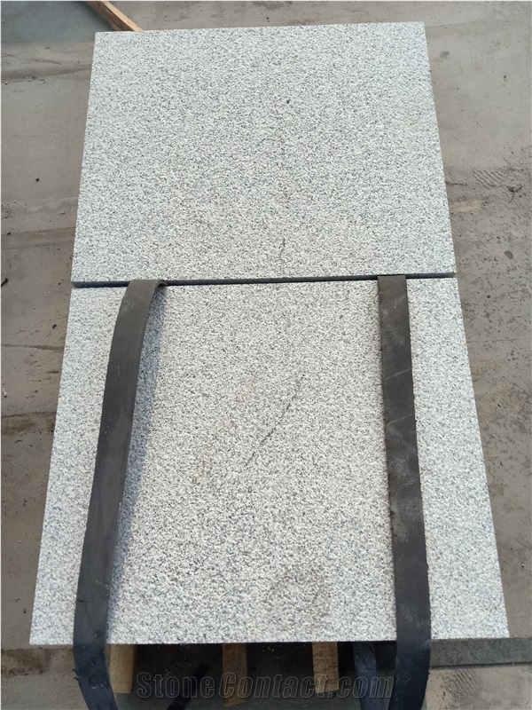 Pangdang  Light Grey Hubei New G603 Granite Flamed Paver