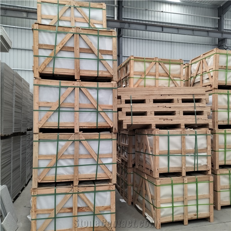Pangdang  Light Grey Hubei New G603 Granite Flamed Paver
