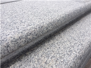 Polished Padang Light New G603 Granite Half Bullnosed Steps
