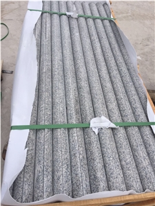 Polished Padang Light New G603 Granite Half Bullnosed Steps