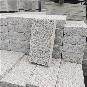 Sell China New G603 Light Grey Granite Bush Hammered Small Slabs