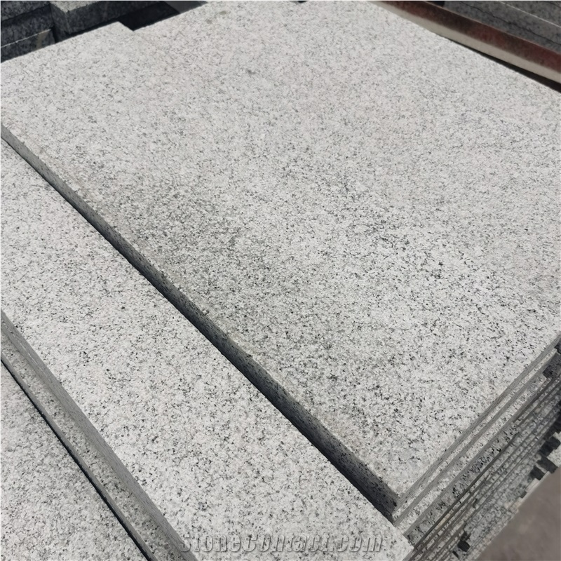 Wholesale White New G603 Granite Sandblast   Paving Stone