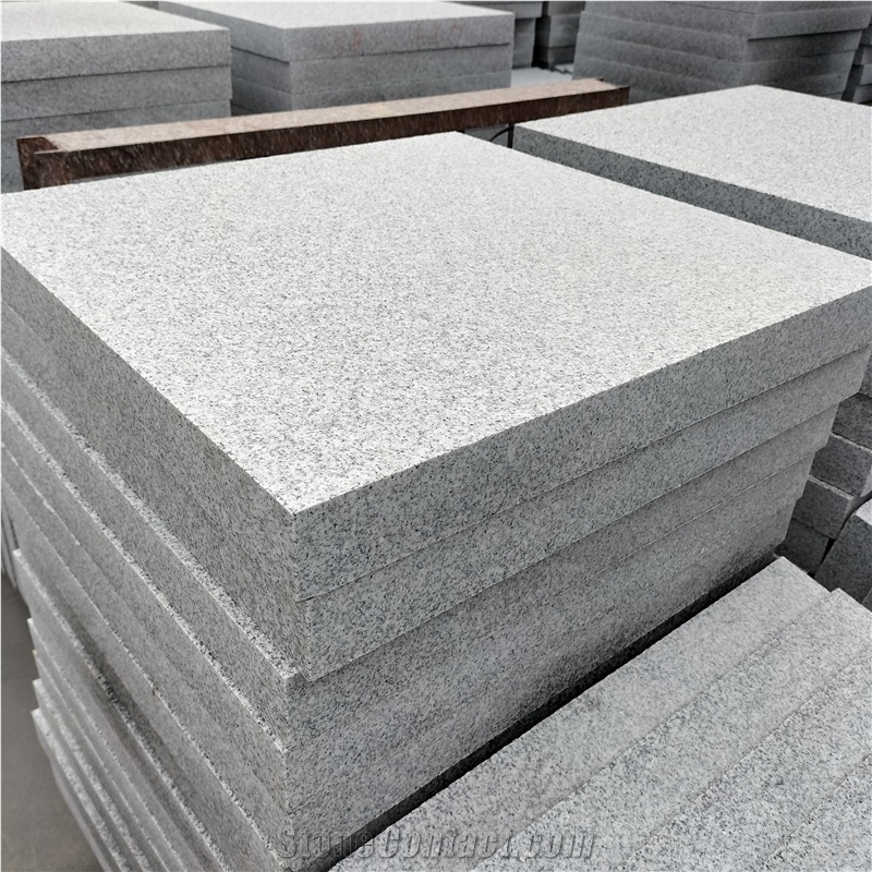 Wuhan Pangdang Light Ggranite G603 Flamed Paving Stones