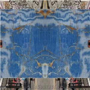 Argentina Antofagasta Azul Onyx Blue Small Slabs Polished