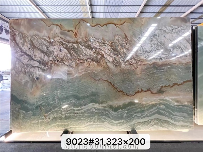 Brazil Bramante Maestro Quartzite Green Jasper Slabs