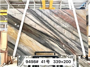 Brazil Stormy Sky Quartzite Multicolor Slab Wall Background